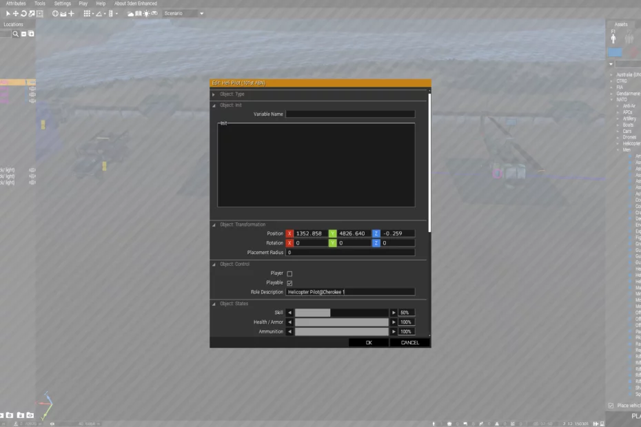 How to change the name of units in the Arma 3 slotting screen 3